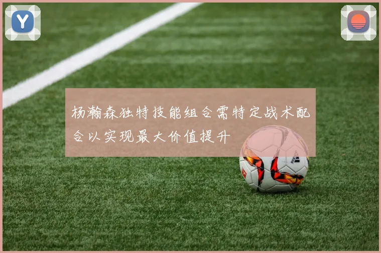 杨瀚森独特技能组合需特定战术配合以实现最大价值提升